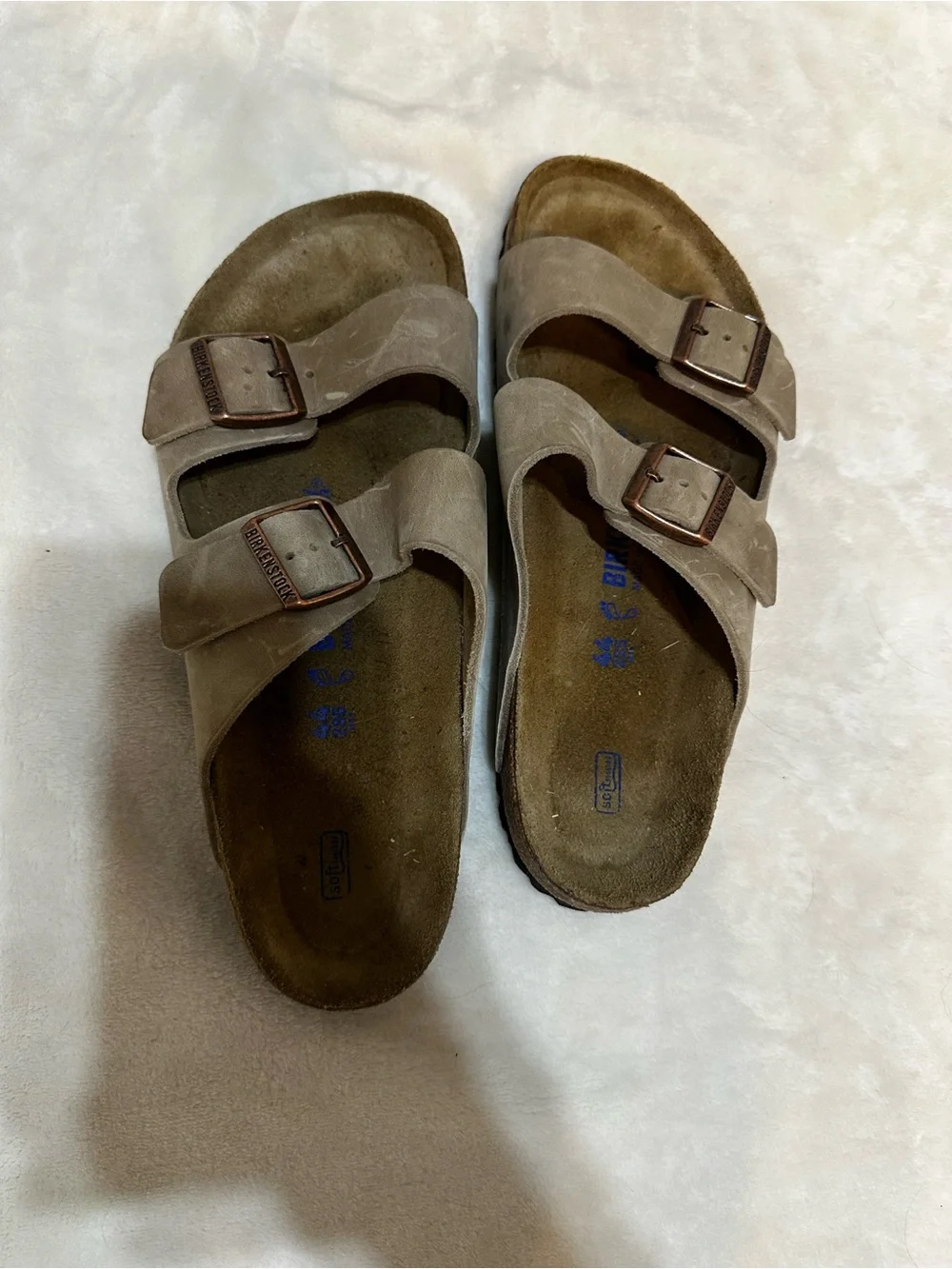 Mens Birkenstocks Size 11 Arizona Slide Sandal Dark Brown Color